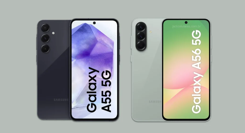 Galaxy A55 e A56 ganham atualização que corrige 65 falhas críticas Galaxy A55 e A56 Ganham Atualizacao que Corrige 65 Falhas Criticas