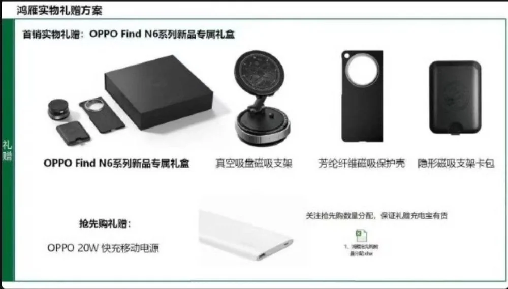 Kit Magnetico do Oppo Find N6 Kit Magnetico do Oppo Find N6