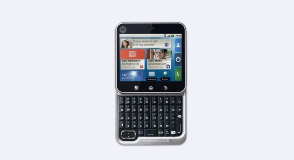 Motorola FlipOut – Ficha Técnica Motorola Flipout - Ficha Técnica