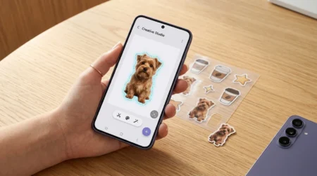 Samsung Galaxy S26 Tem Estudio Criativo Criar Stickers