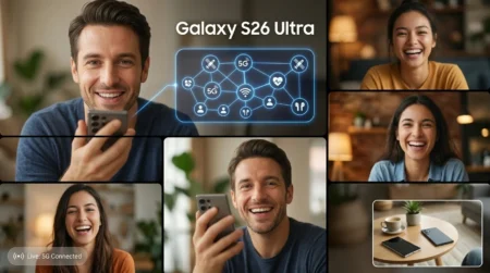 Conectividade do Samsung Galaxy S26 Ultra: Wi-Fi, 5G, Bluetooth, NFC e eSIM em análise técnica Conectividade do Samsung Galaxy S26 Ultra
