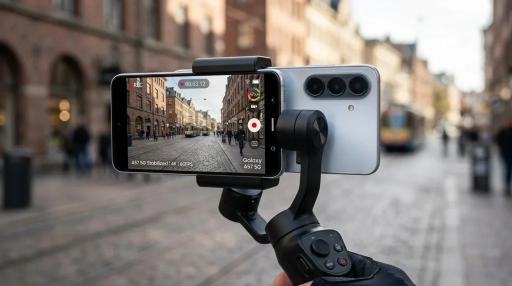 O Samsung Galaxy A57 é bom para gravar vídeos? O Samsung Galaxy A57 é Bom para Gravar Videos
