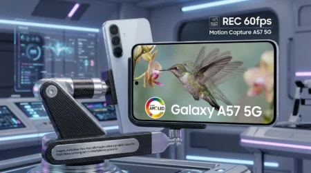 O Samsung Galaxy A57 Grava em 4k a 60 Fps