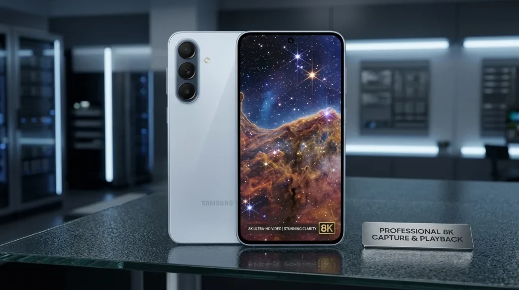 O Samsung Galaxy A57 grava em 8K? O Samsung Galaxy A57 Grava em 8k