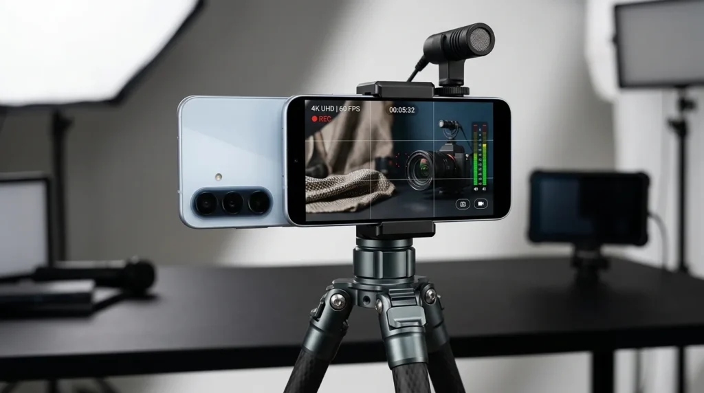 O Samsung Galaxy A57 grava vídeo em 4K? O Samsung Galaxy A57 Grava Video em 4k