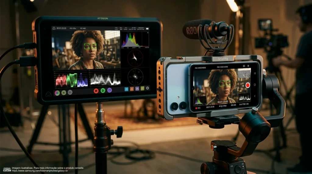 O Samsung Galaxy A57 grava vídeos profissionais? O Samsung Galaxy A57 Grava Videos Profissionais