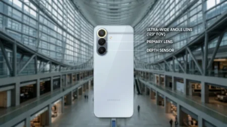 O Samsung Galaxy A57 Tem Câmera Ultra Wide
