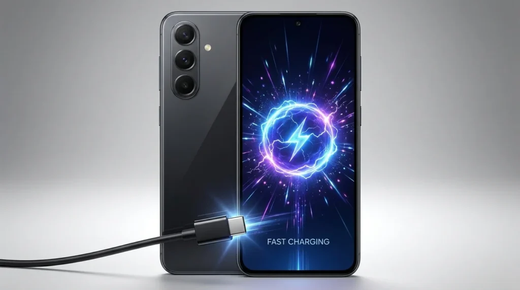 O Samsung Galaxy A57 Tem Carregamento Rápido