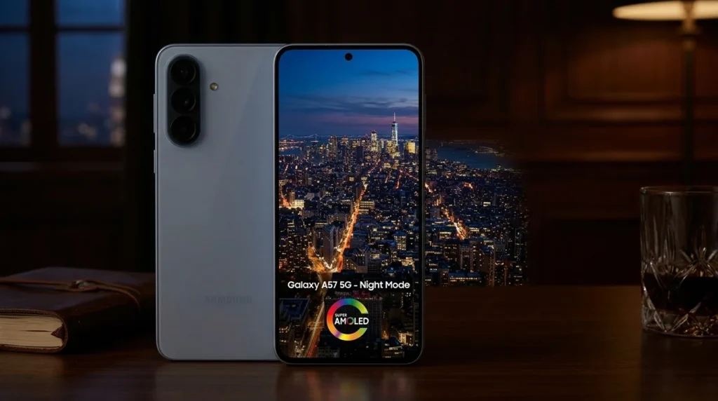 O Samsung Galaxy A57 Tem Modo Noturno na Câmera