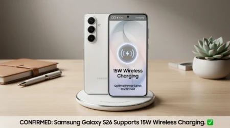 O Samsung Galaxy S26 Suporta Carregamento sem Fio de 15w