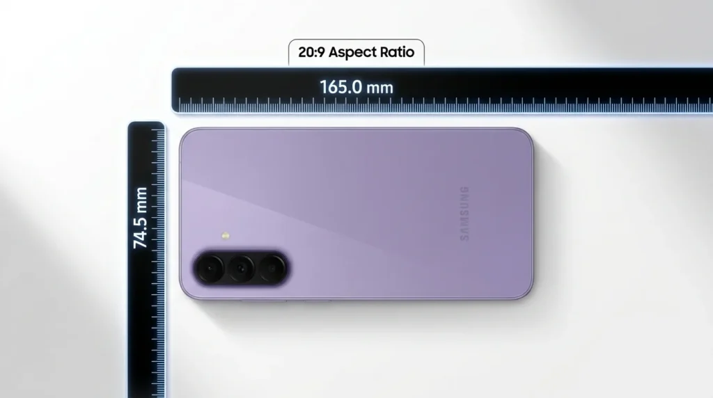 Quais as dimensões do Samsung Galaxy A57? Quais as Dimensões do Samsung Galaxy A57?