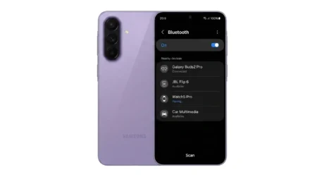 Qual a Versão do Bluetooth do Samsung Galaxy A57?