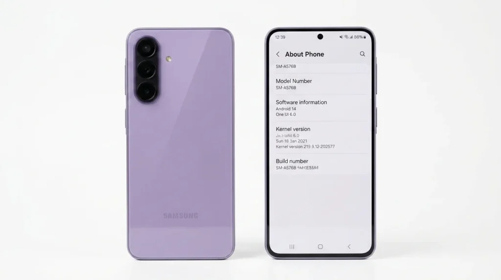 Qual o Sistema Operacional do Samsung Galaxy A57?